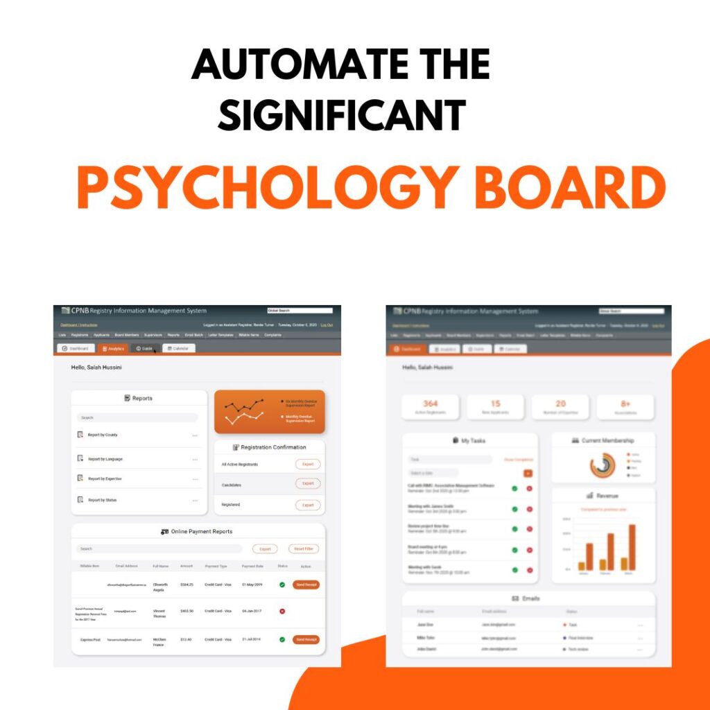 Automate the Significant Psychology Board Workflows